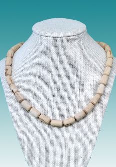 Big Big Barrel Tulasi Neck Beads 19"