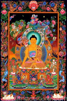 Buddha World Canvas Art 48x72"