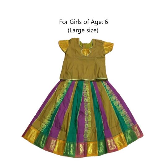 Viranica Manchu and her kids in traditional wear – South India Fashion |  Kids dress patterns, Dresses kids girl, Kids frocks design